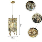 Cerovax crystal pendant light — dimensions