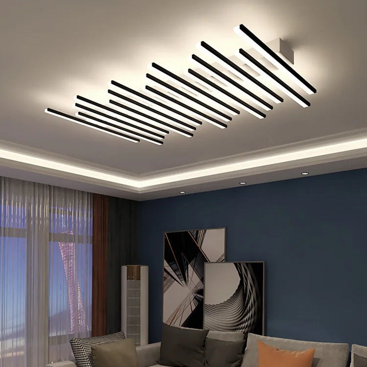 Sculptural Waves Metal Ceiling Light Denoxar – Product Detail 13