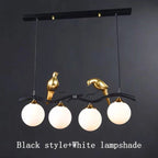 Industrial Metal Bamboo Chandelier Dorex – Lifestyle View 3