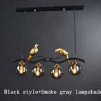 Industrial Metal Bamboo Chandelier Dorex – Lifestyle View 4