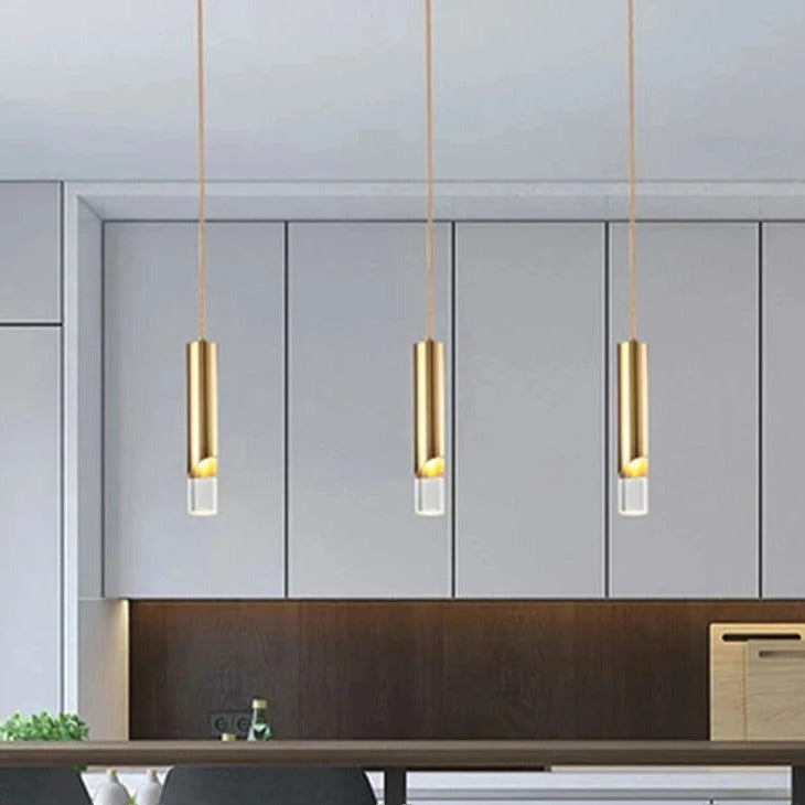 Aluminium Gold Pendant Light Dornex