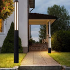 Modern Aluminum Outdoor Bollard Light Vertano – 250 cm