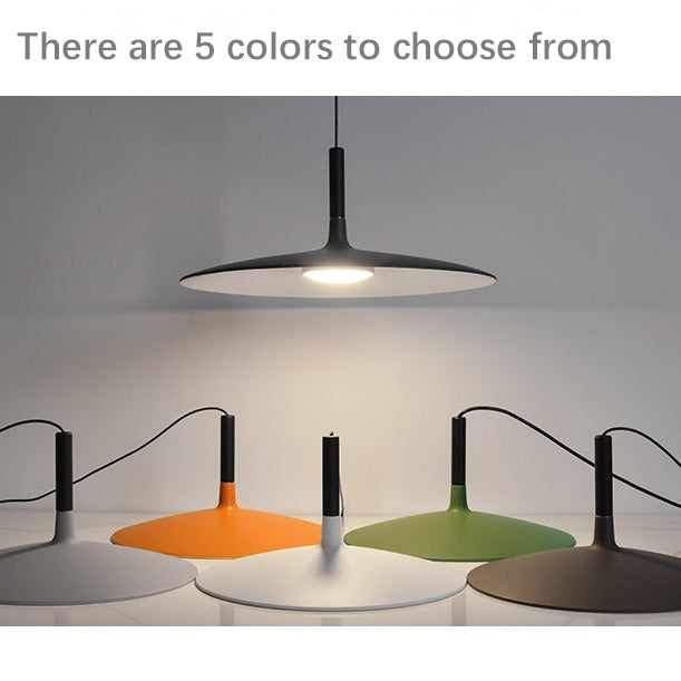 Matte Metal Disc Pendant Light Solanto – Product Detail 5