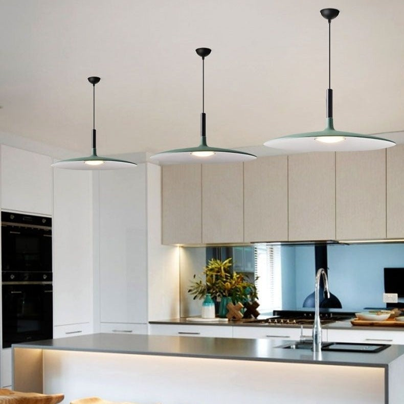 Matte Metal Disc Pendant Light Solanto – Product Detail 9
