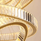 Cascading Crystal Ring Chandelier Crystallex – Crystal Detail