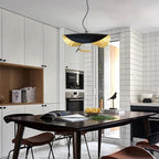 Sculptural Gold-Leaf Petal Pendant Light – Revonthal – Detail View