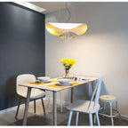 Sculptural Gold-Leaf Petal Pendant Light – Revonthal – Detail View