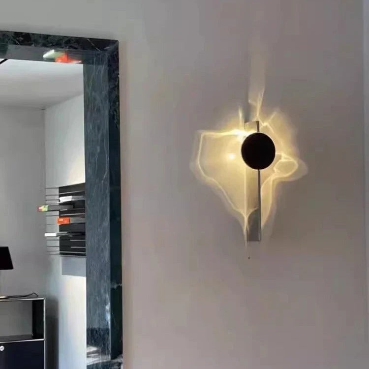 Rotatable Brushed Steel Wall Sconce – Inoxara