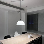 Contemporary Chrome Glass Pendant Light Selvantis – Product Detail 5
