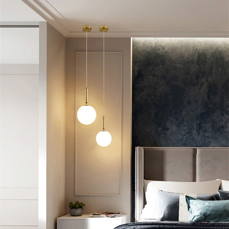 Contemporary Metal Globe Pendant Light Spherion – Lifestyle View 2