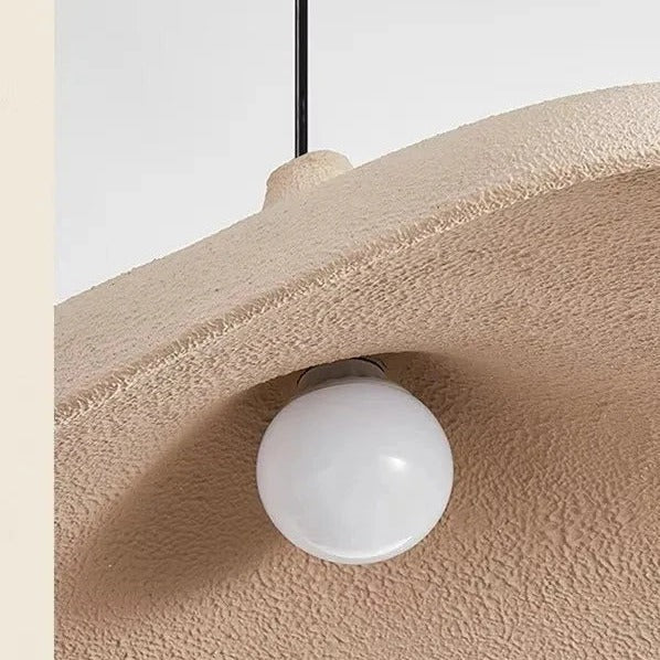 Micro-Cement Sculptural Pendant Light Forix – Product Detail 7