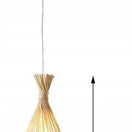 Natural Bamboo Conical Chandelier Garion – Product Detail 5