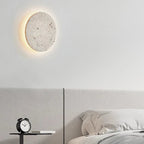 Natural Travertine Wall Sconce Giron – Lifestyle View 3