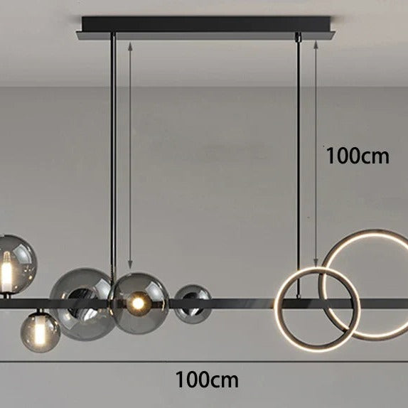 Industrial Metal Glass Pendant Light Vexmont – Product Detail 7