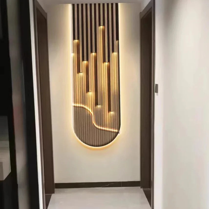 Hand-Finished Copper Linear Wall Sconce Kyran – Product Detail 5