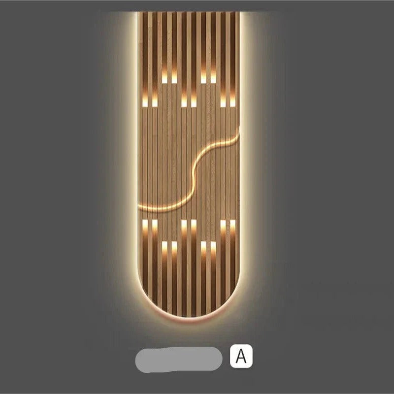 Hand-Finished Copper Linear Wall Sconce Kyran – Product Detail 8