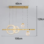 Cascading Crystal Tiered Pendant Light Kovex – Product Detail 8