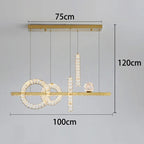 Cascading Crystal Tiered Pendant Light Kovex – Product Detail 9
