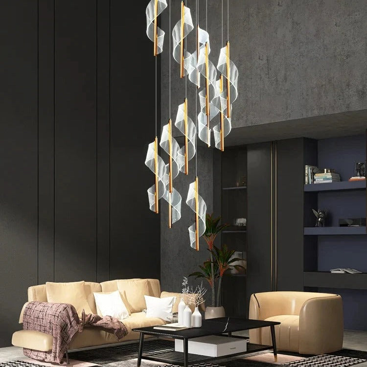 Spiral Arm Statement Chandelier Lalmon – Product Detail 14