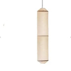 Shizumi pendant light, H97cm, 2 drum modules
