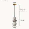 Natural Marble Orb Pendant Light Malvoria – Product Detail 6