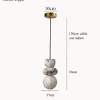Natural Marble Orb Pendant Light Malvoria – Product Detail 8