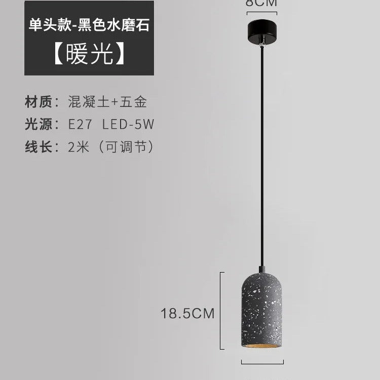 Industrial Black Metal Pendant Light Galvorin – Product Detail 6
