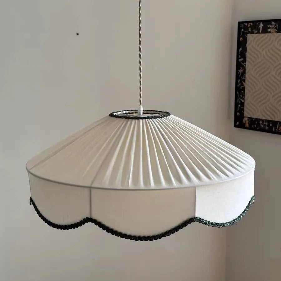 Organic Cloth Sculptural Pendant Light Fandrel – Product Detail 5