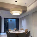 Floating Fabric Dome Pendant Light Ilorvex – Hero Shot