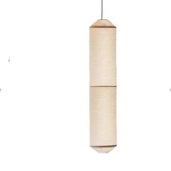 Wabi-Sabi Ribbed Paper Pendant Light Hikaron – Small (H97cm)