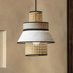Iorvex rattan pendant light — detail