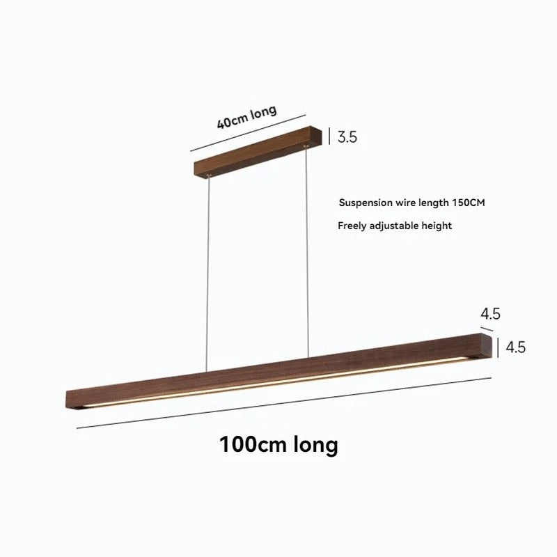 Minimalist Wood Bar Pendant Light Uaeliora – Product Detail 5