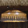 Scandinavian Wicker Orb Pendant Light Wsaelindra – Hero Shot