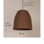 Modern Rattan Sphere Pendant Light Dtavero – Product Detail 5
