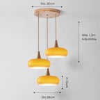 Uuaelvix Orange, 3-Head Round Canopy configuration, dimensions