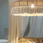 Bohemian Jute Rope Tassel Pendant Light Awelvix – Hero Shot
