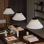Nordic Linen Geometric Pendant Light Yyaelorn – Hero Shot
