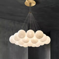 Frosted Glass Bubble Cluster Chandelier – Pbelion – Hero Shot