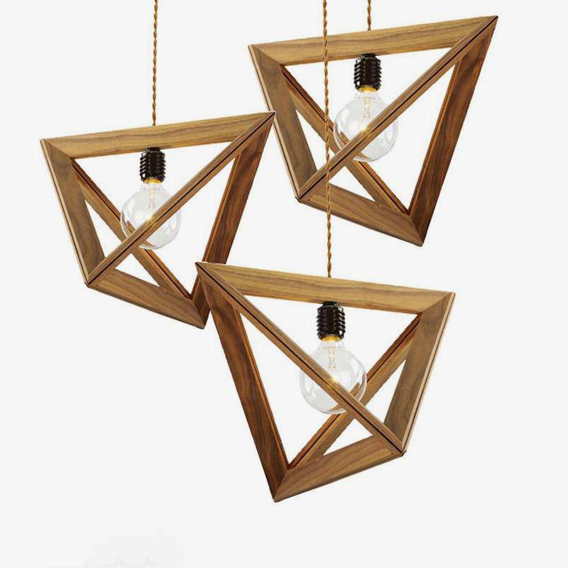 Wood Pendant Light Elera