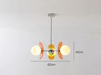 Organic Sculptural Acrylic Chandelier Caelobeans