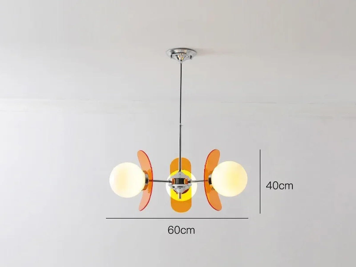 Organic Sculptural Acrylic Chandelier Caelobeans