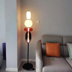 Stacked Glass Pebble Floor Lamp – Petrovia – Hero Shot