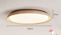 Stillara travertine flush ceiling light, Ø32 cm size, dimensions H7cm
